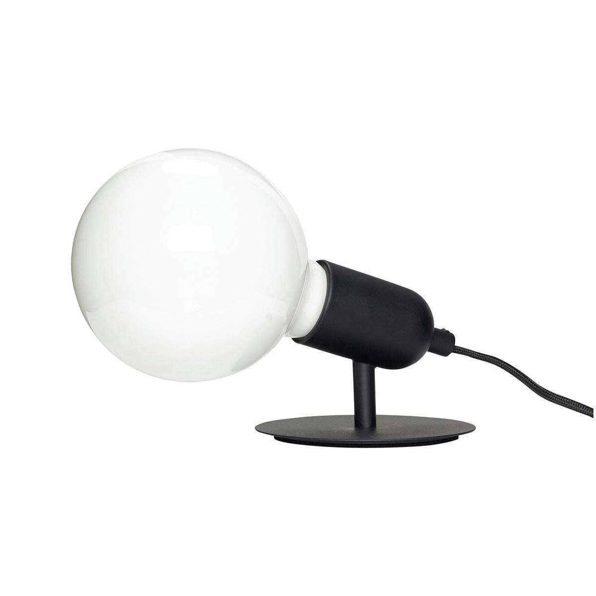 AUDIO - Lampe de table en fer noir