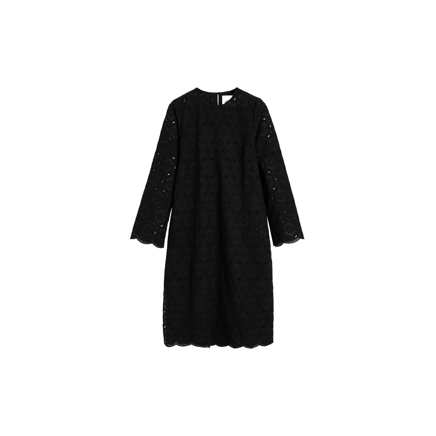 Novia Dress Embroidery, black