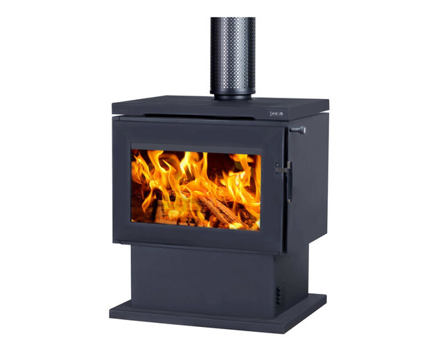 Saxon Mahogany Freestanding Wood Heater