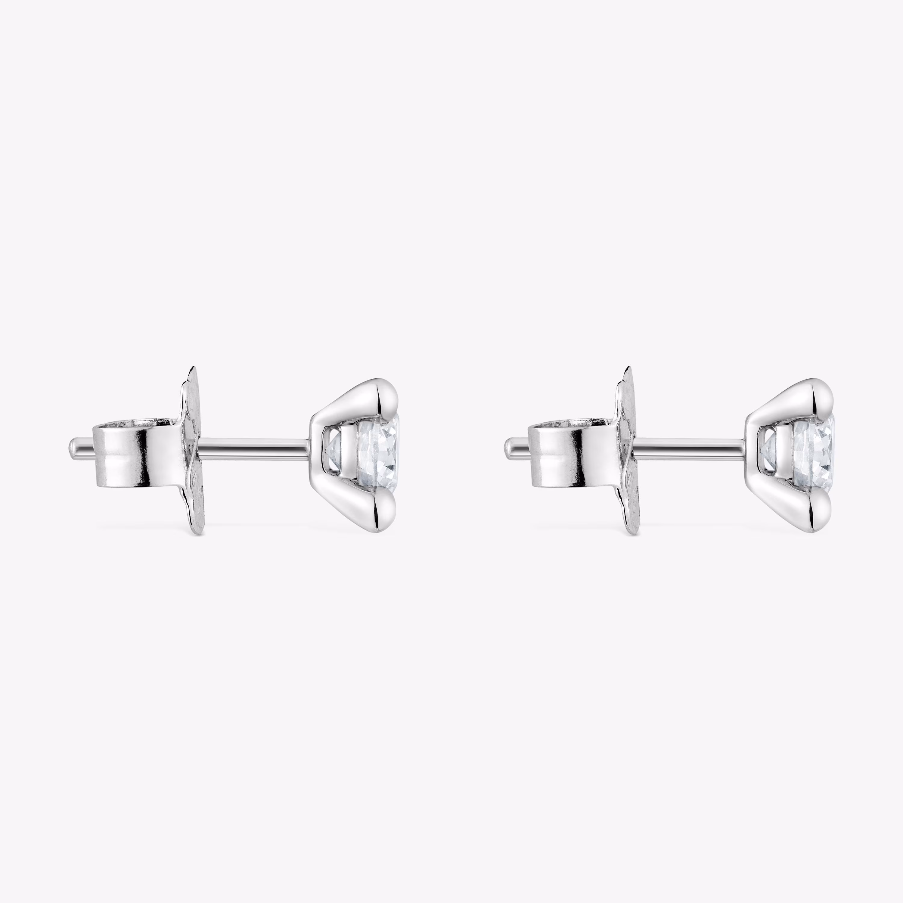 Pendientes de platino con diamantes creados en laboratorio 0,74 ct Shine LGD