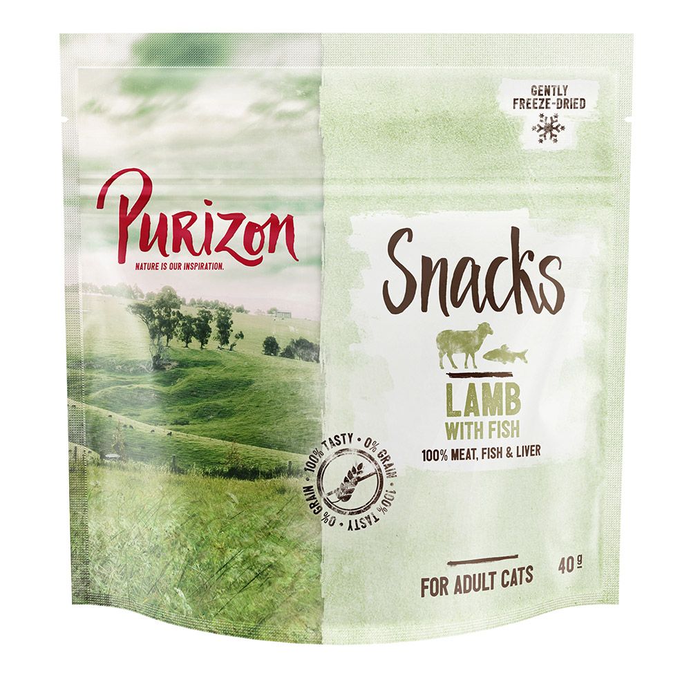 Purizon Cat Snacks - Grain-Free Lamb & Fish