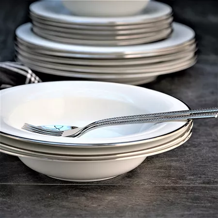 Serwis obiadowy na 6 osób (20 el.) Villa Italia - Plus Platin