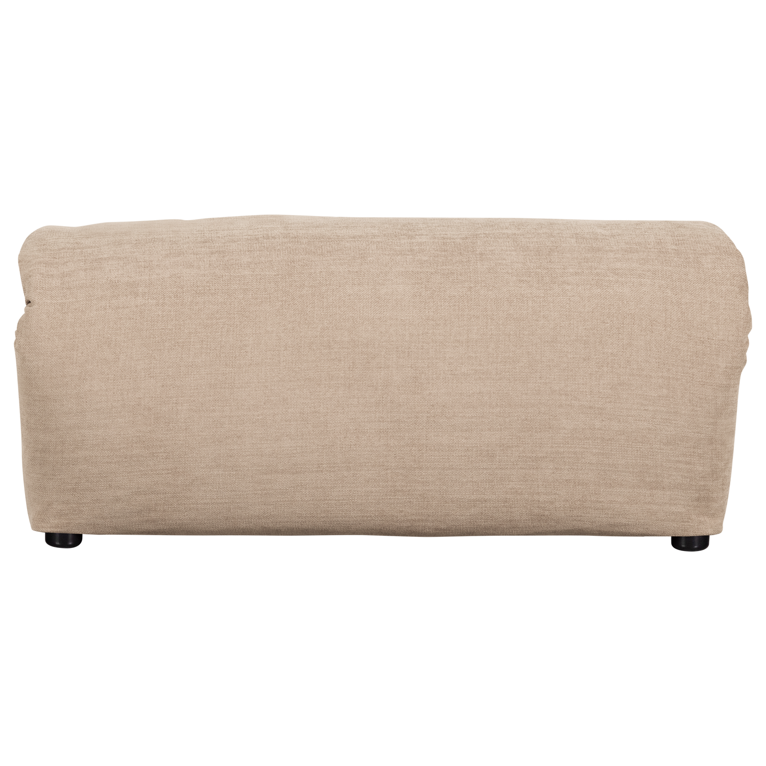 WOOOD hocker Baggy - Geweven Chenille - Zand - 46x91x50
