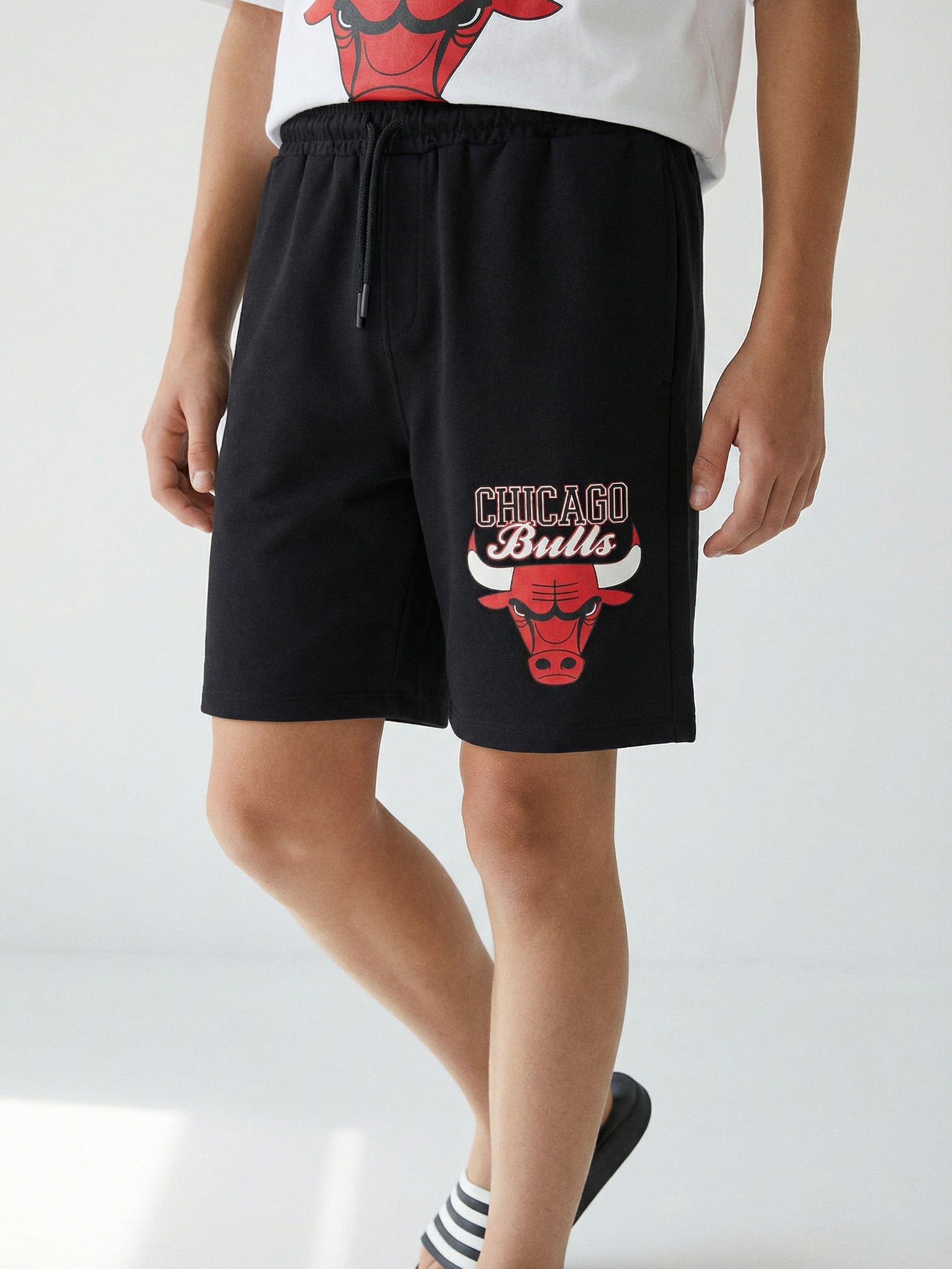 Komplet sportowy NBA Chicago Bulls: koszulka i spodenki