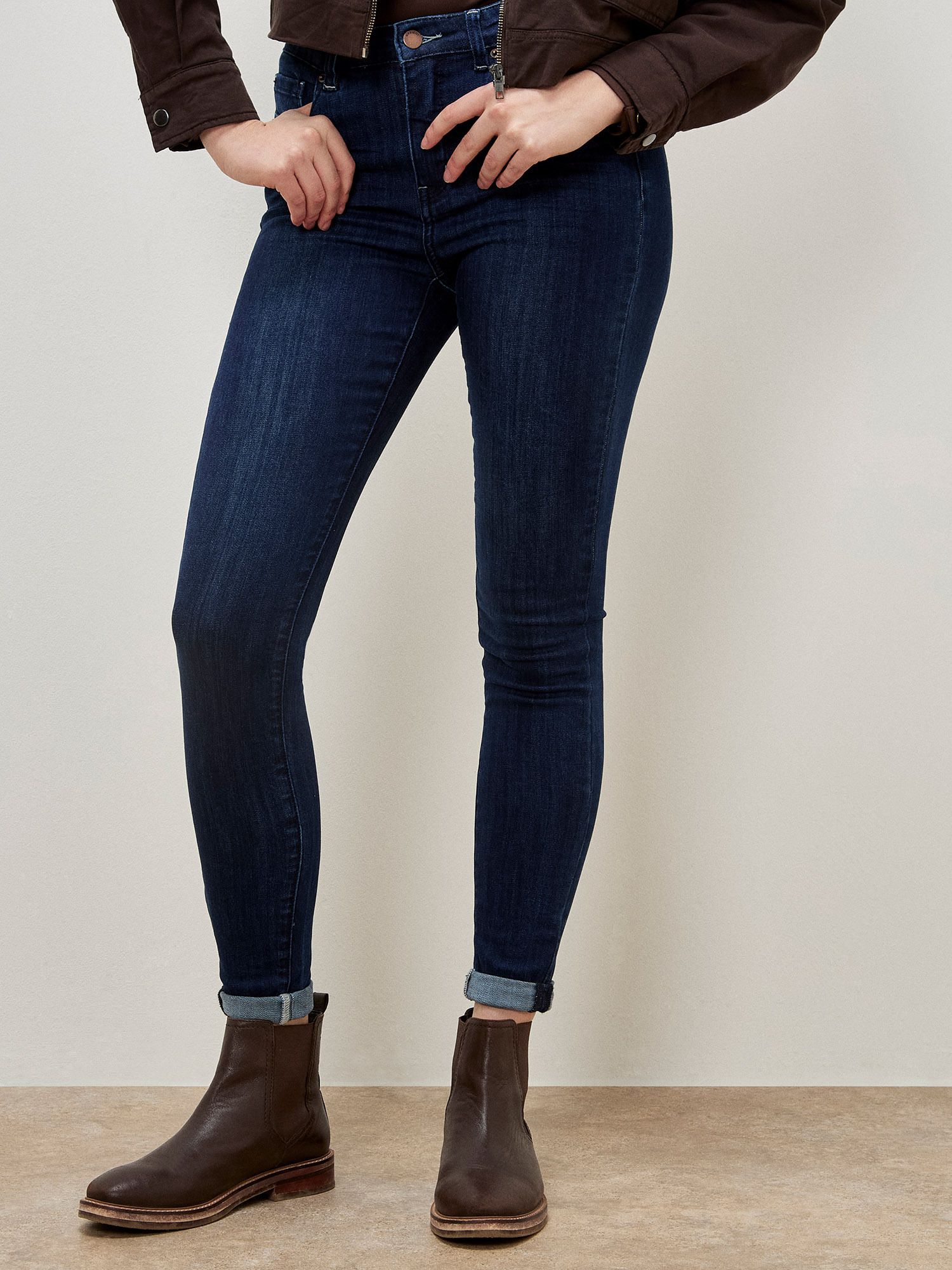 Apricot Sienna Skinny Fit Dark Wash Jeans