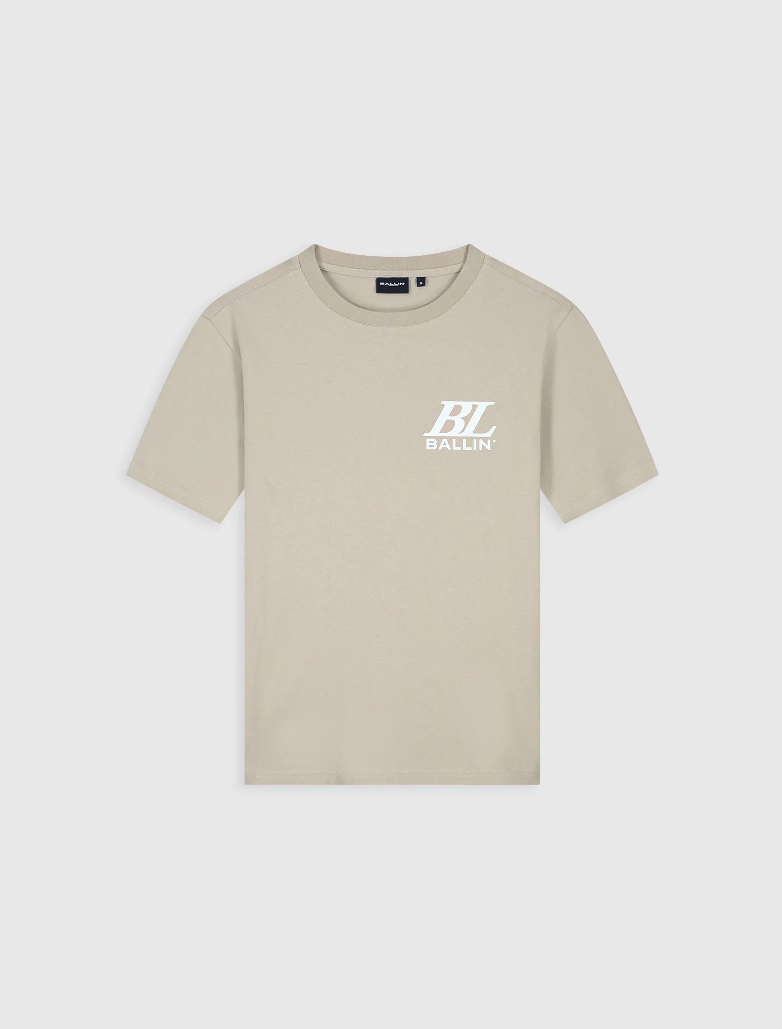 Monogram Spray Logo T-shirt | Taupe
