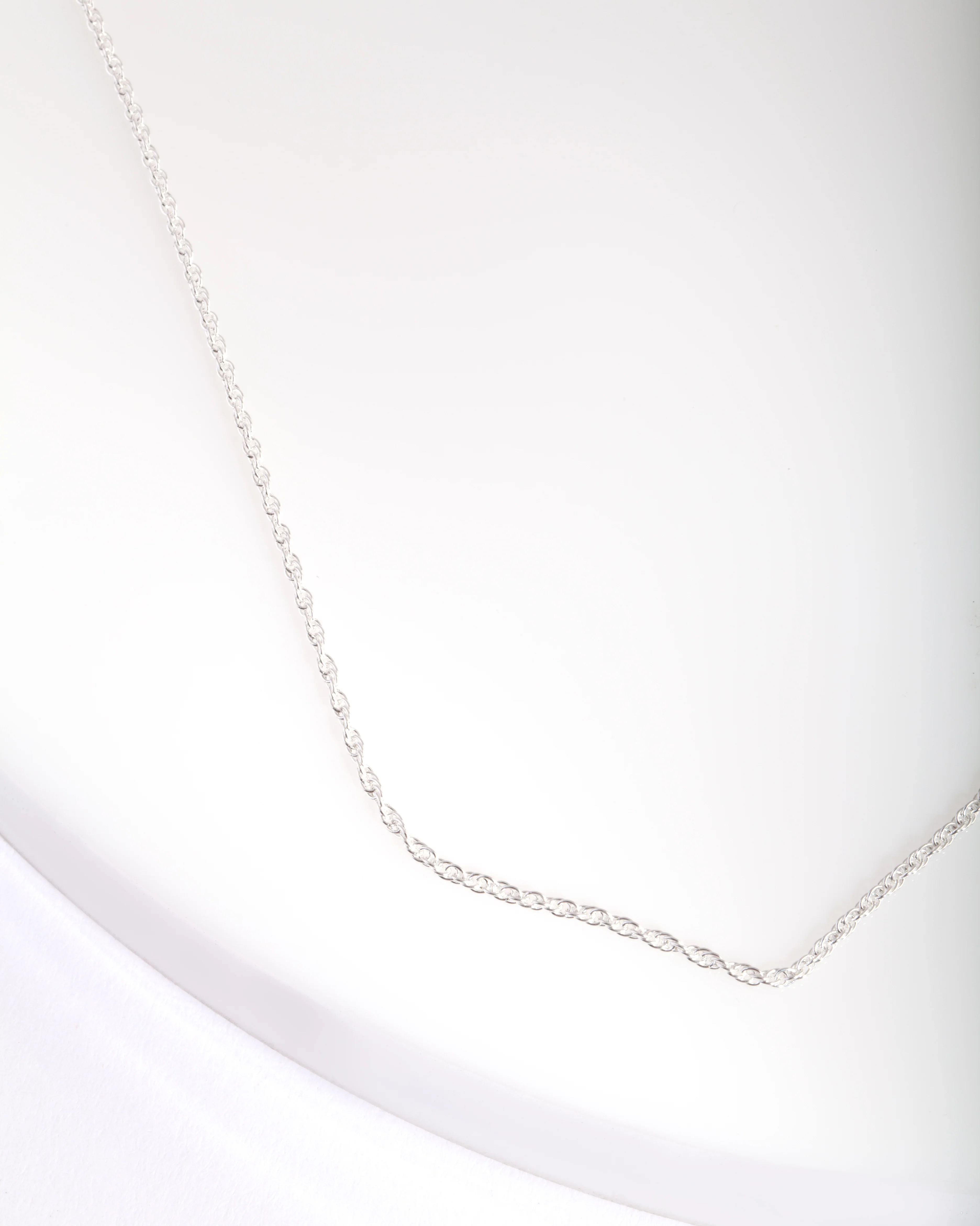 Sterling Silver Twisted Necklace