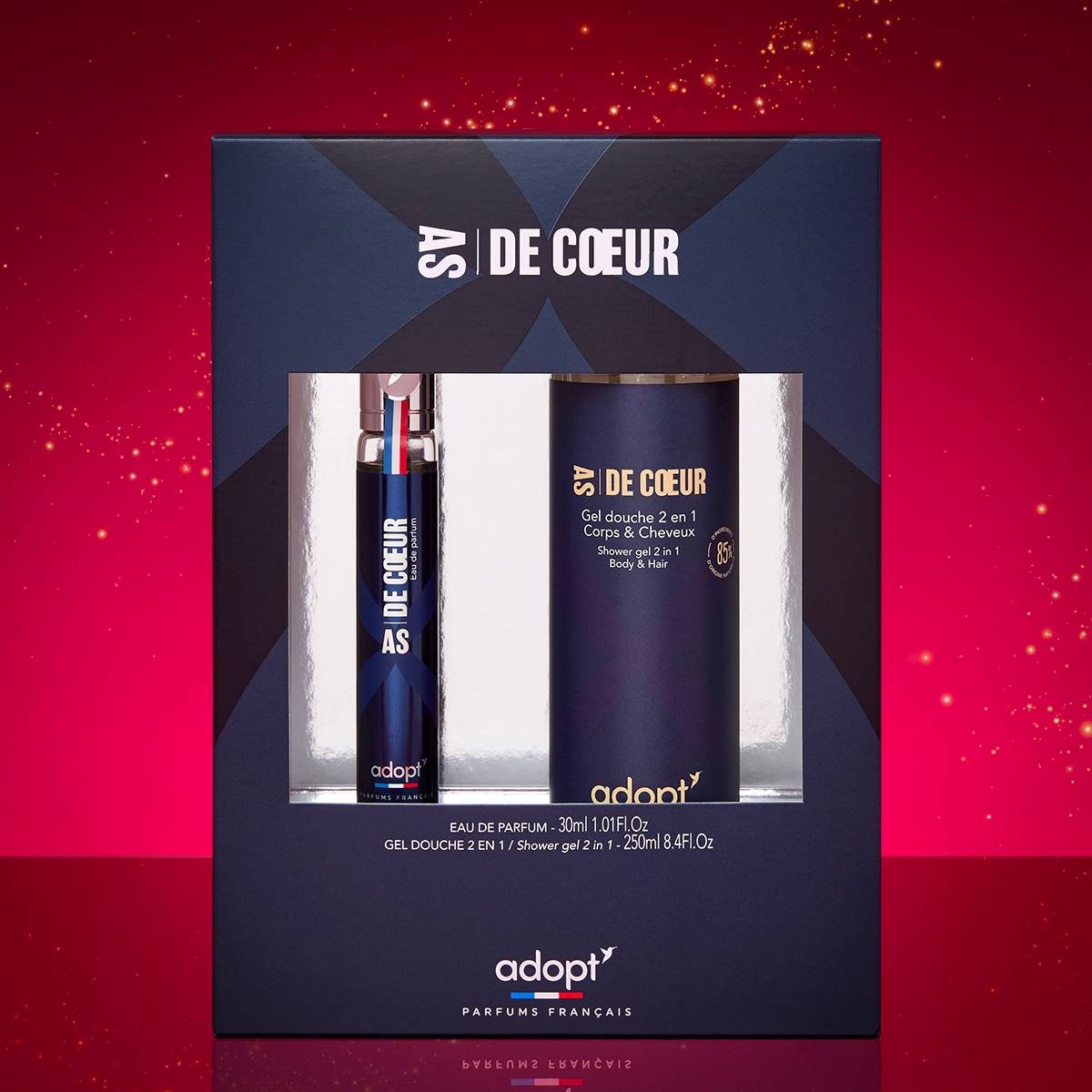 As de CoeurCoffret eau de parfum 30 ml   gel douche 250 ml