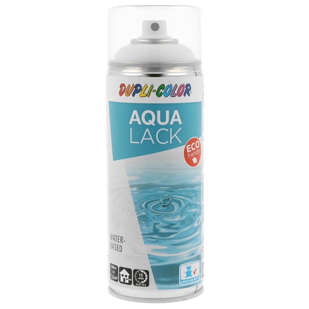 SPRAYMALING DUPLI-COLOR AQUA ECO  MATT REN VIT 350ML