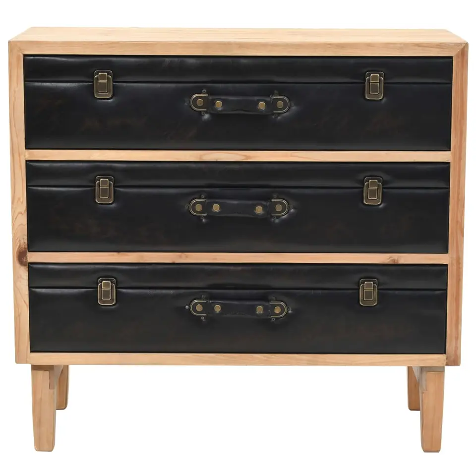 vidaXL - Bijzetkast - Bruin - Hout