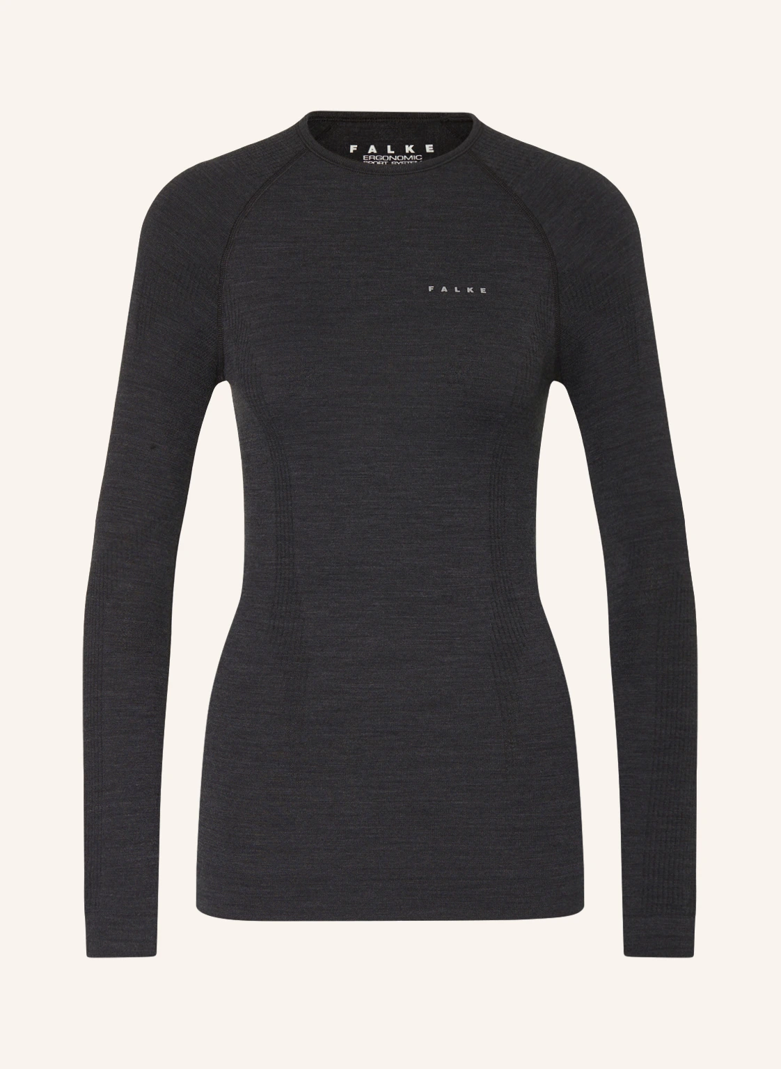 FALKE Funktionswäsche-Shirt WOOL-TECH mit Merinowolle