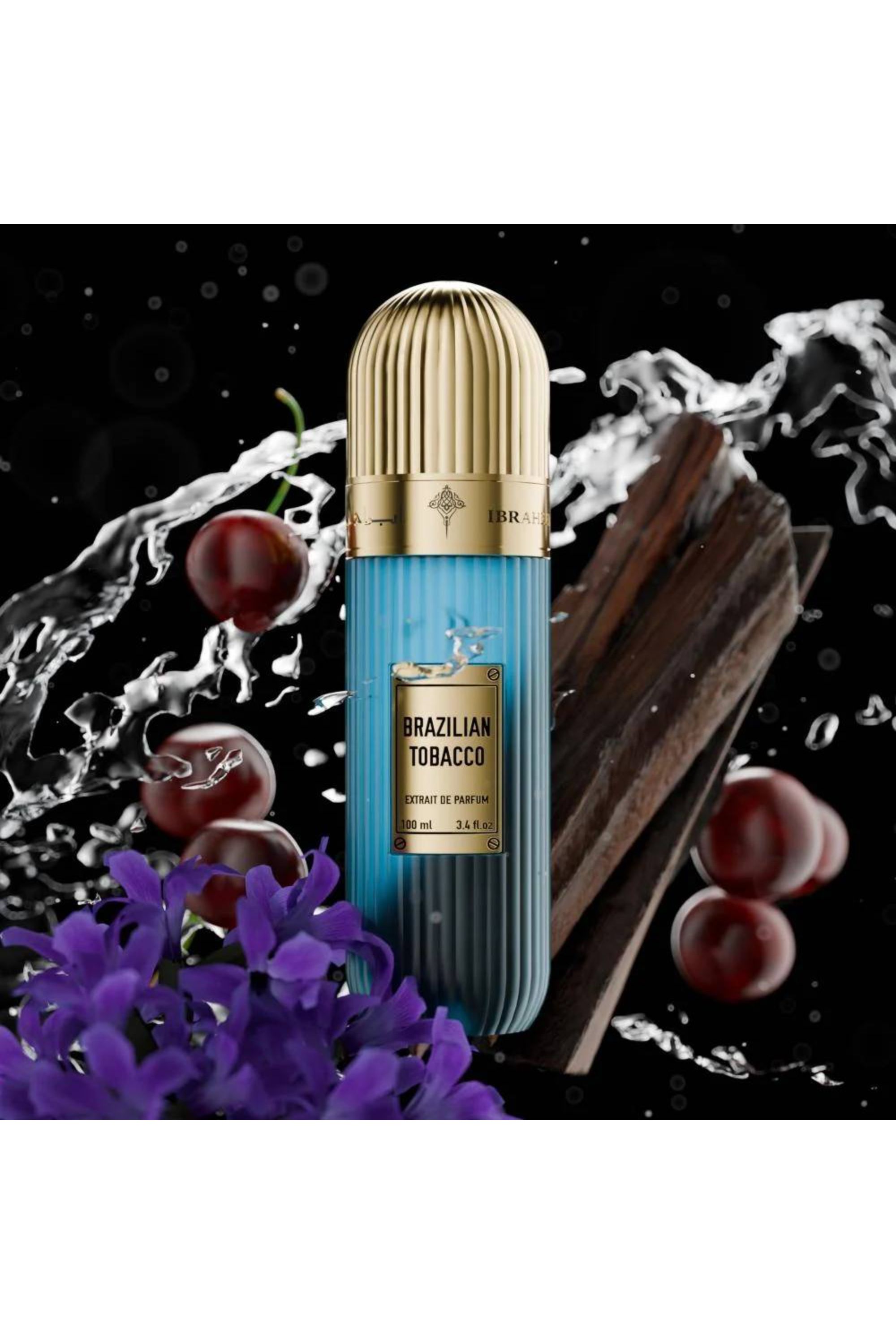 IBRAQ Brazilian Tobacco Eau de Parfum 100ml Premium Arabian Fragrance