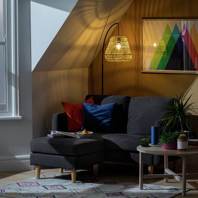 Habitat Remi Fabric 2 Seater - Teal