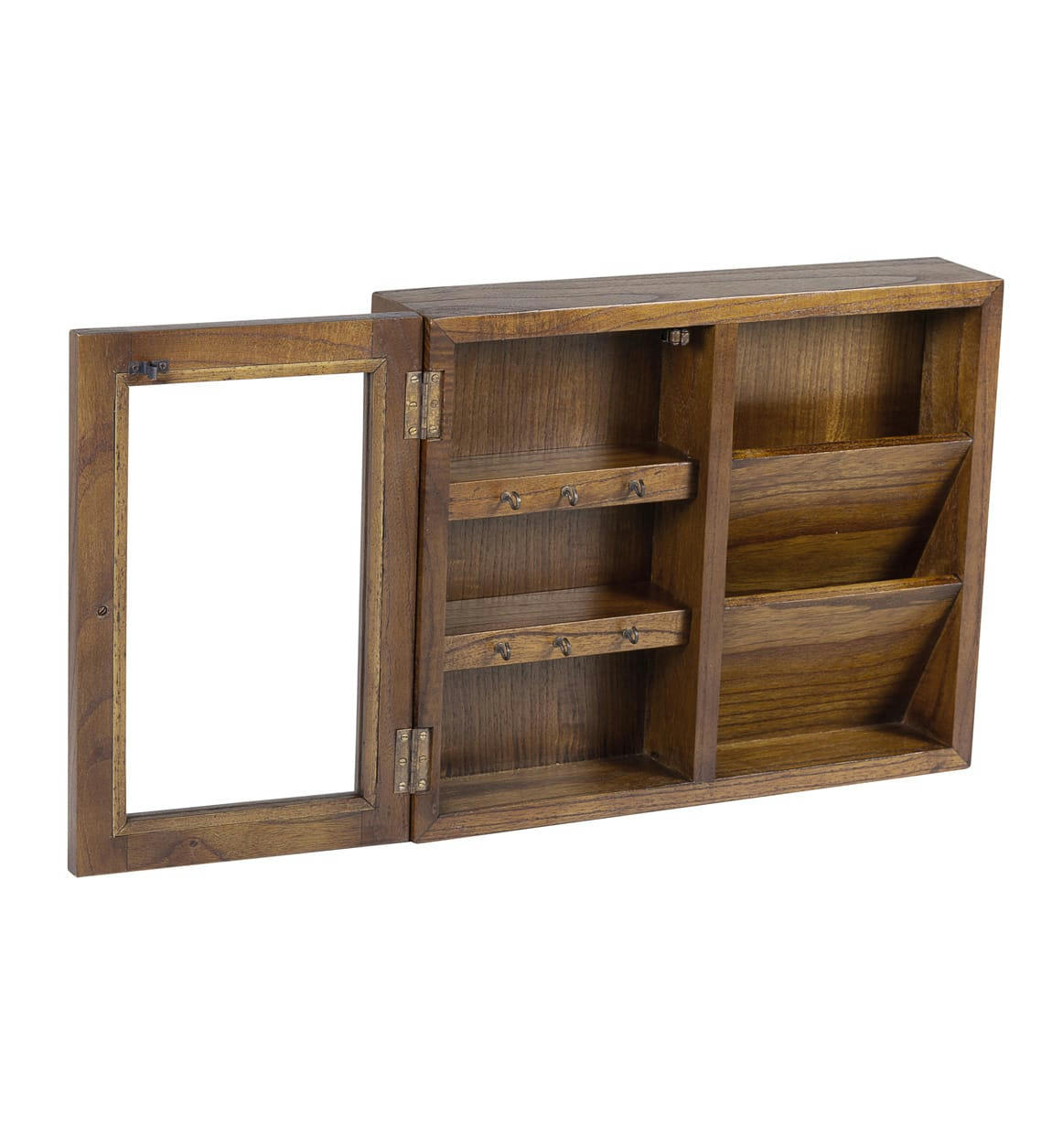STAR - Vitrine en bois marron