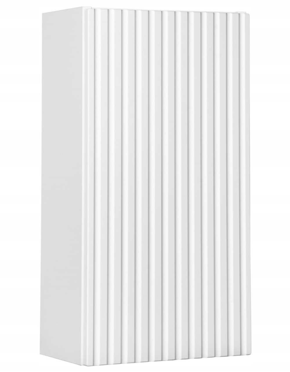 Słupek Łazienkowy 30 cm BIAŁY WISZĄCY RYFLE 1D NOVA WHITE