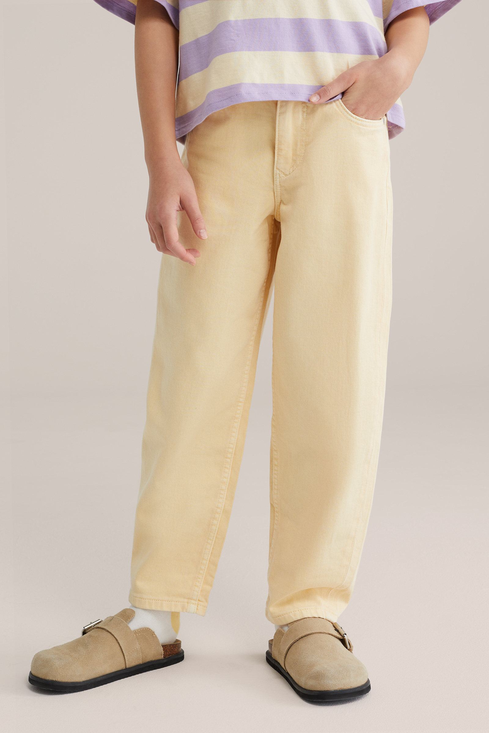 Meisjes barrel jeans