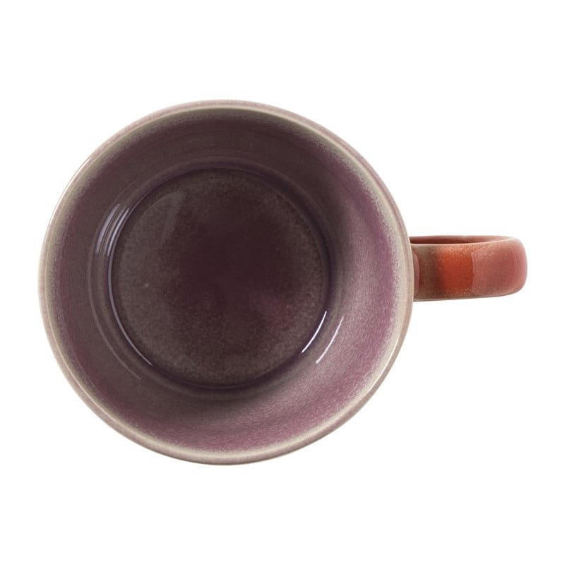 Mok roots groot - rood/paars - 410 ml