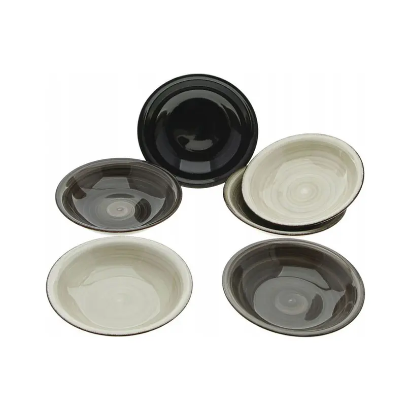 Flacher Teller 6er-Set Industrial