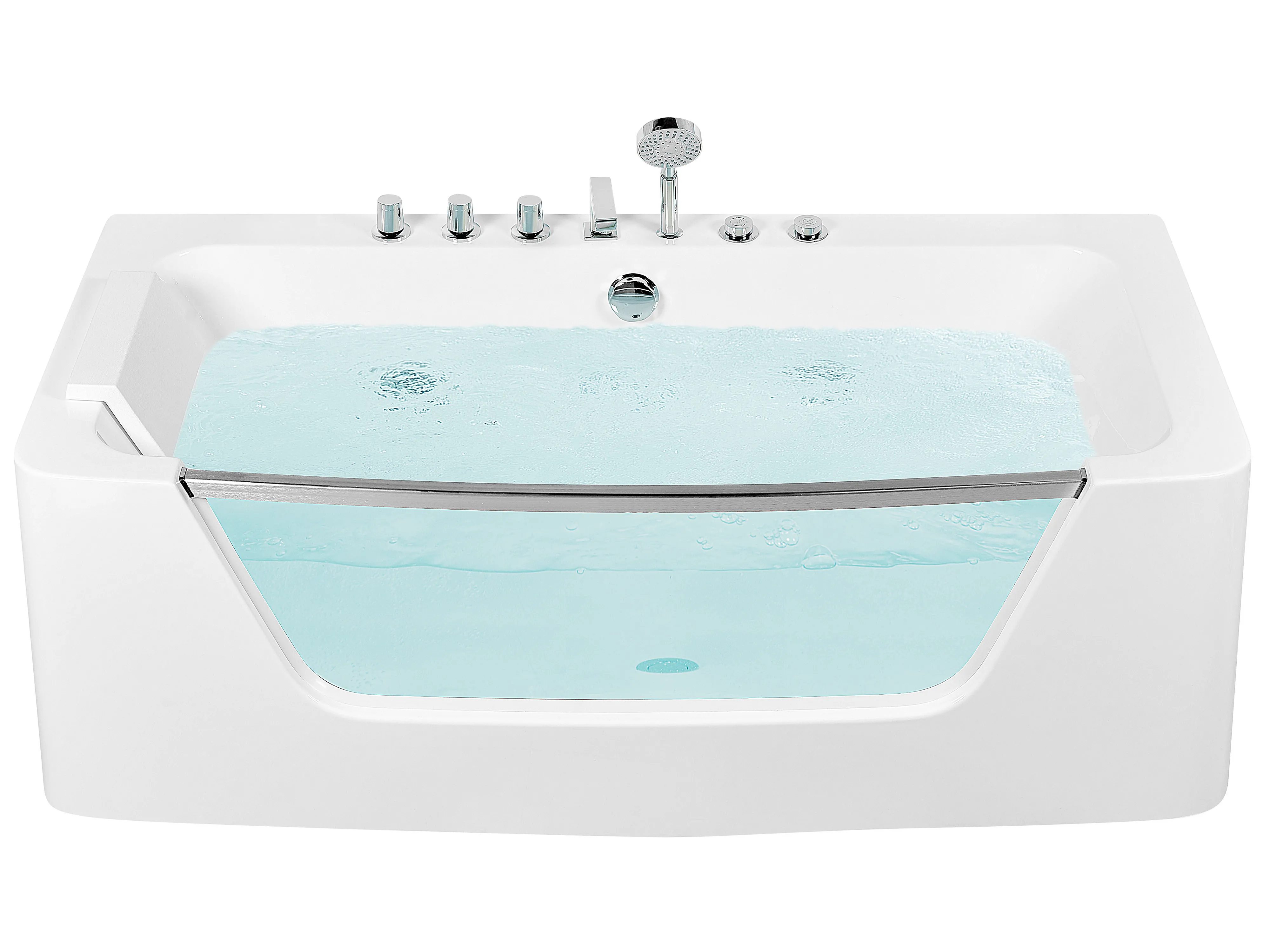Corner Hot Tub BARRANCA 1700 x 850 mm White