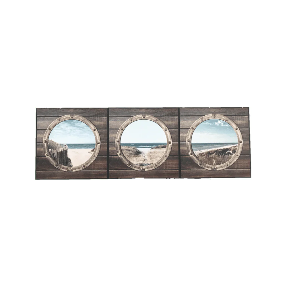 4MURS Triptyque HUBLOT coloris Marron, Bleu