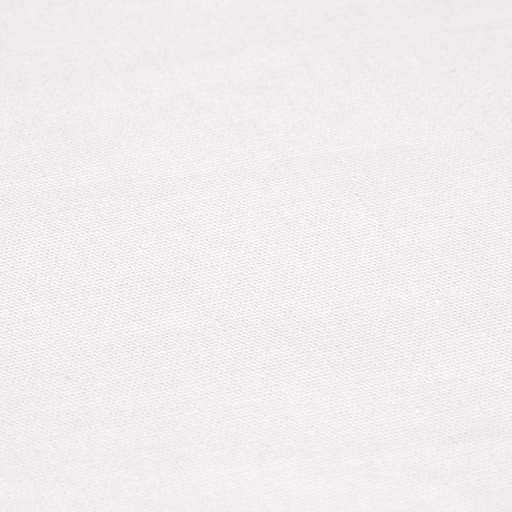 Taie d'oreiller carrée coton uni blanc x2