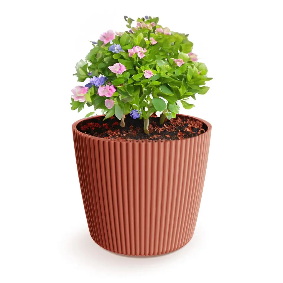 Prosperplast Plantenpot Buckingham - steenrood - D23 cm