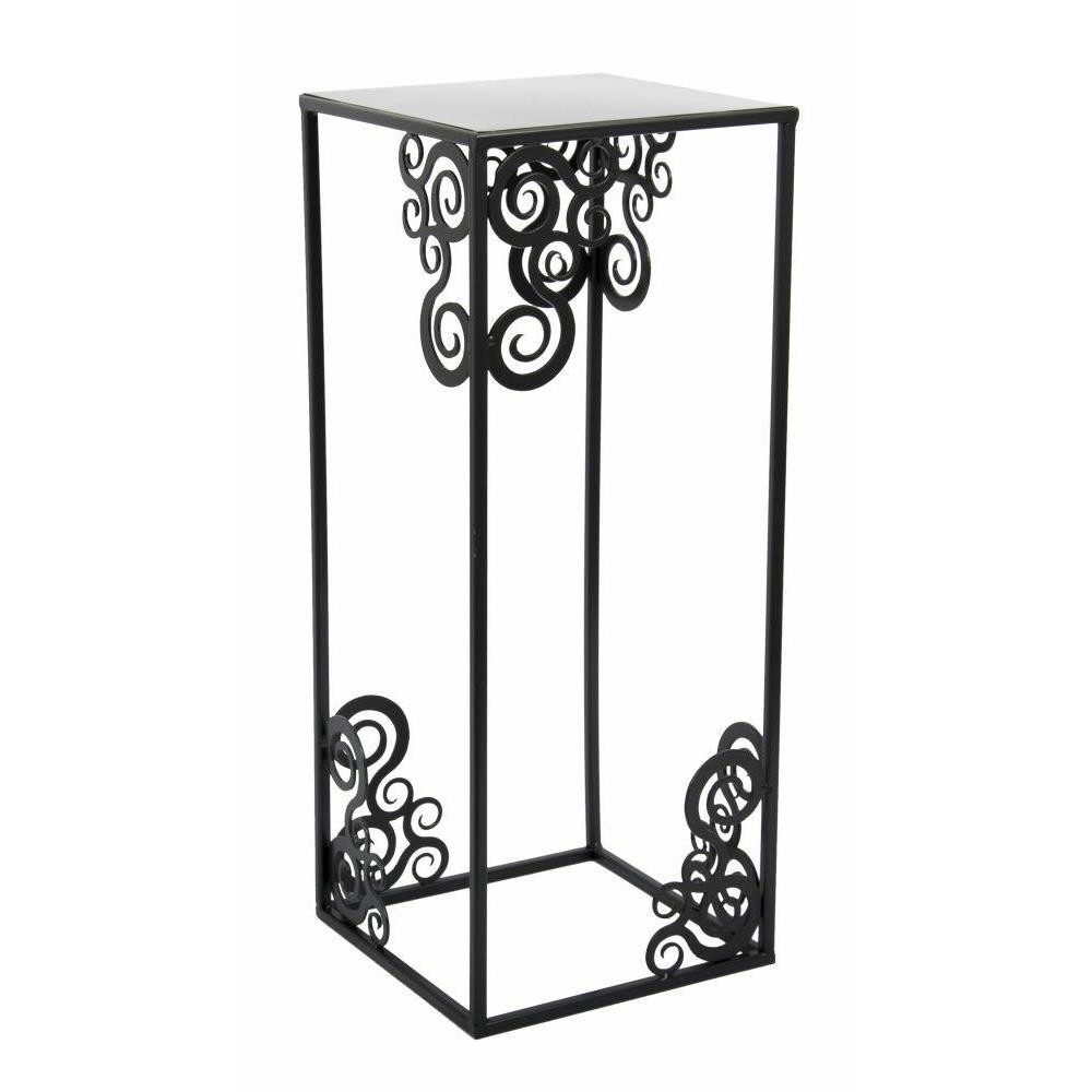 Nowoczesny stojący kwietnik 60 cm czarny LOFT