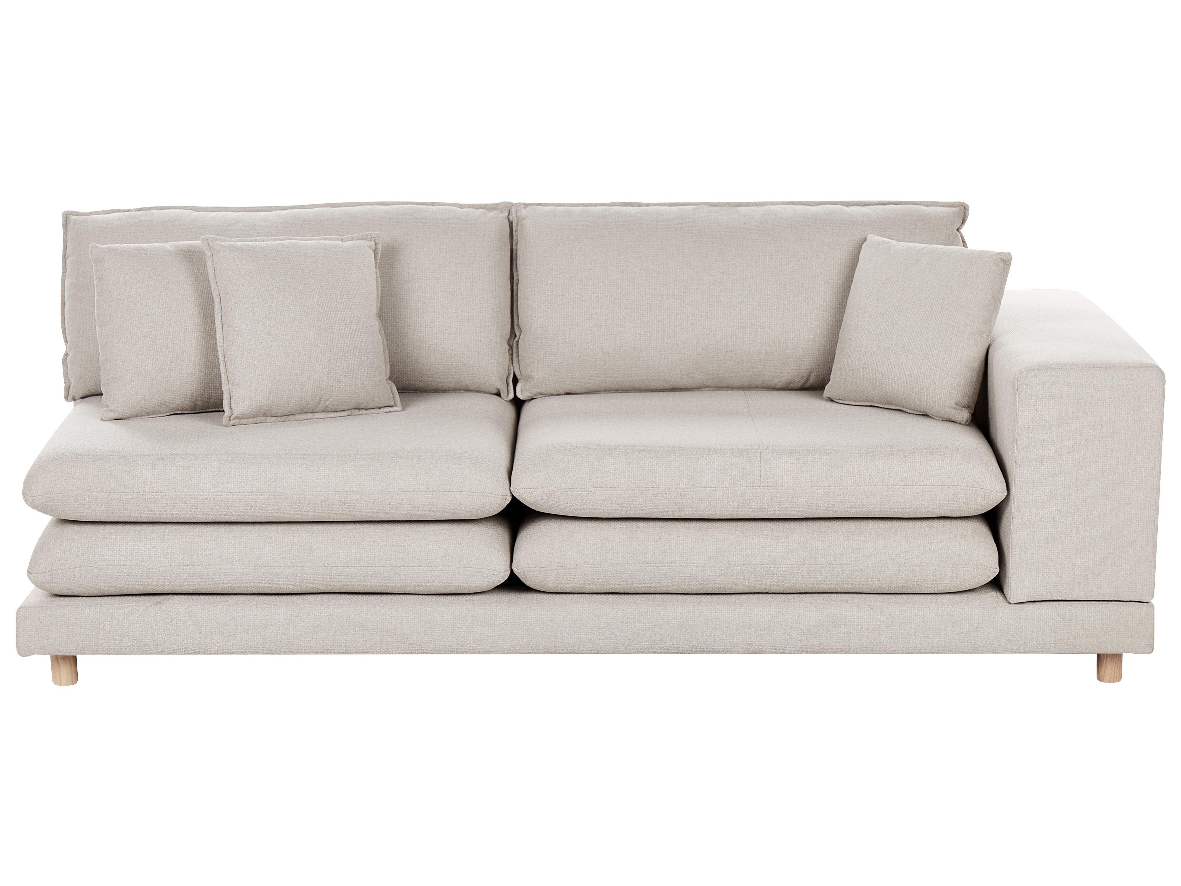 Ottoman HEDEN Fabric Beige