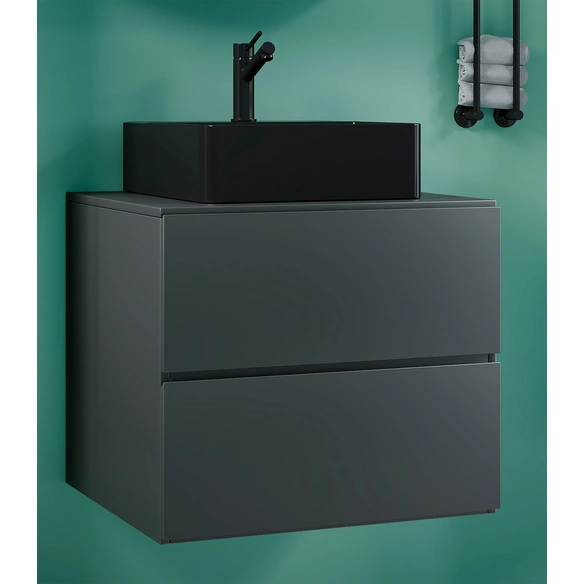 Waschplatz-Set »Lendas«, 2-tlg., 60 cm, anthrazit
