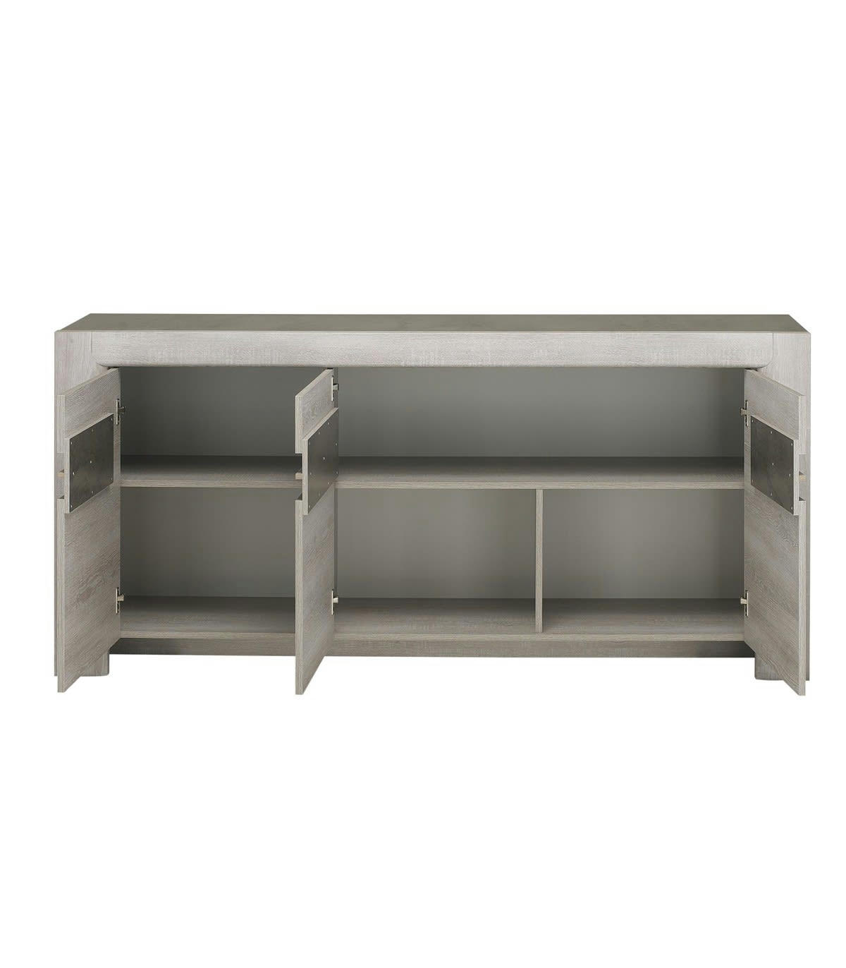 - Buffet 3 portes couleur chêne L190cm