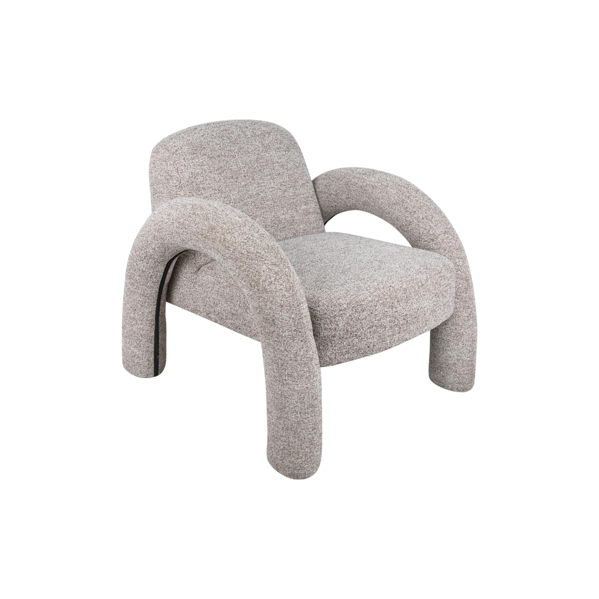 Leitmotiv Stoel Brazo Melange - Groen - 88x74x74cm