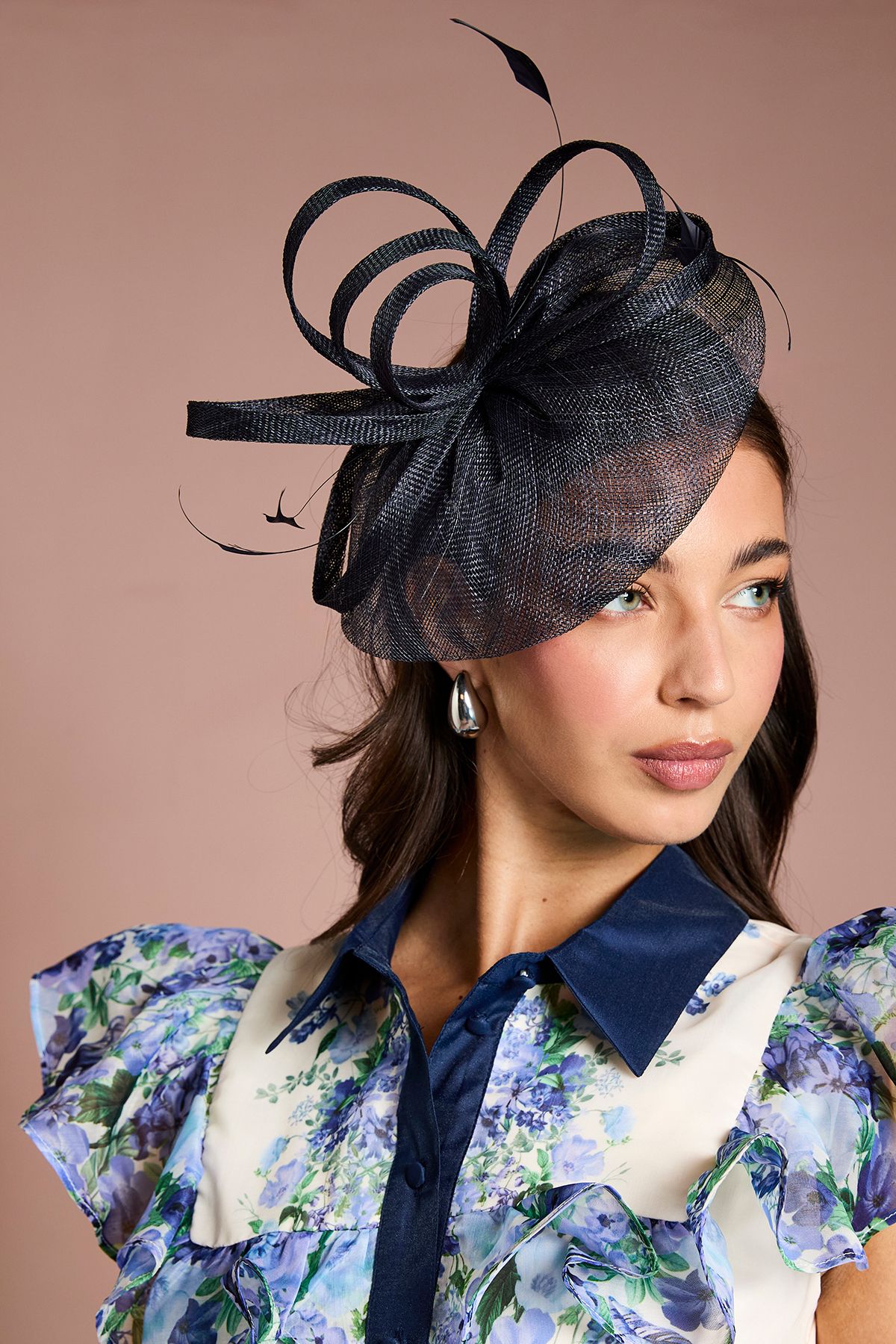 Coast Loop And Feather Detail Fascinator