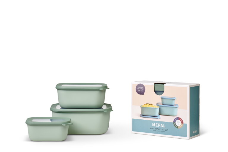 Multikom Cirqula rechthoekig 3-delige set (750 1500 3000) - Nordic sage
