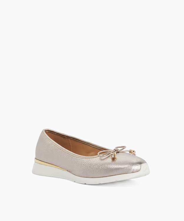 Highline Gold - Casual Ballet Flats