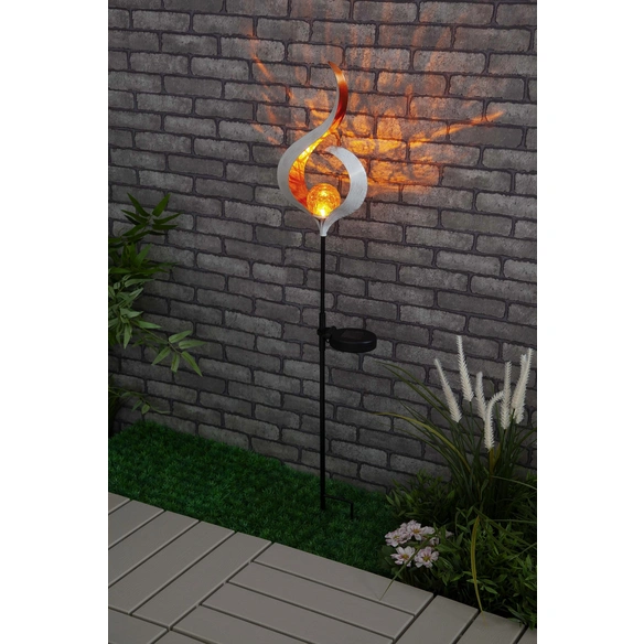 LED-Solarleuchte »Flame Svante«, warmweiß, IP44