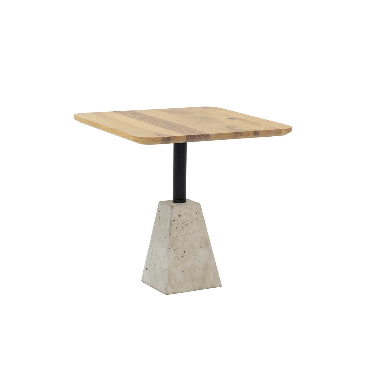 Spinder Design Bijzettafel Flavour - Beton / Eiken - 40 x 40