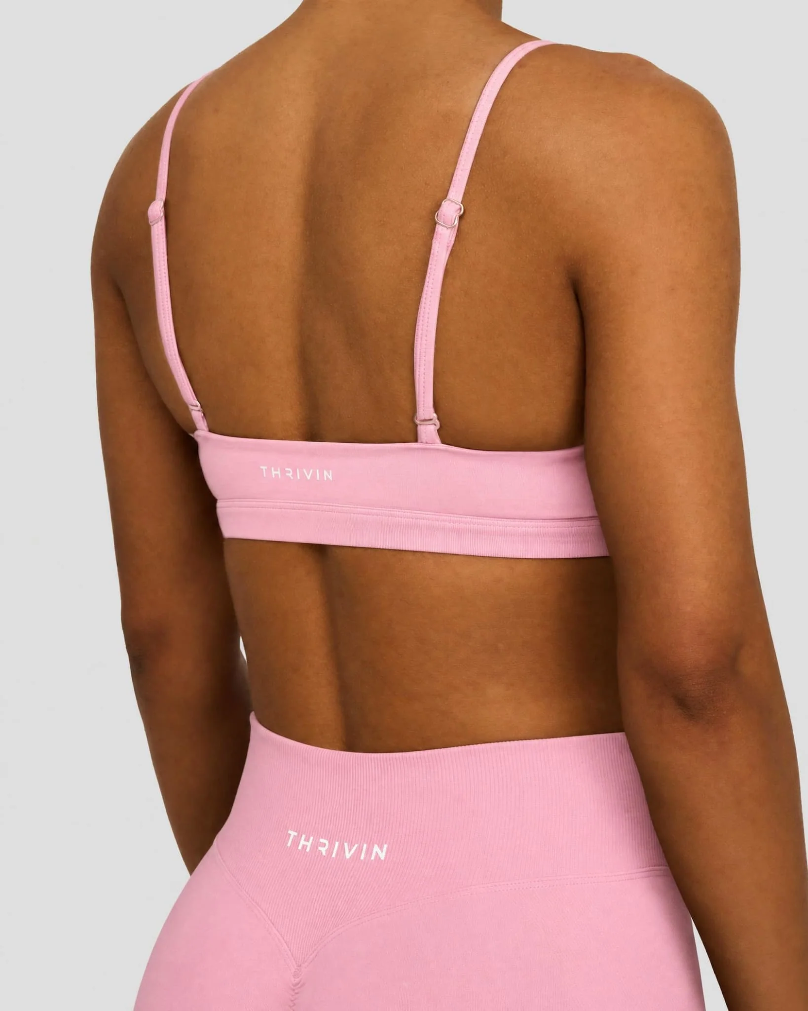 Elevate™ Sculpting Seamless Scoop Neck Bra | Cotton Pink