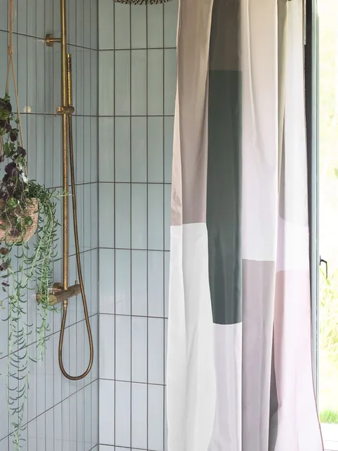 Badeforhæng KILAFORS 150x200cm grøn