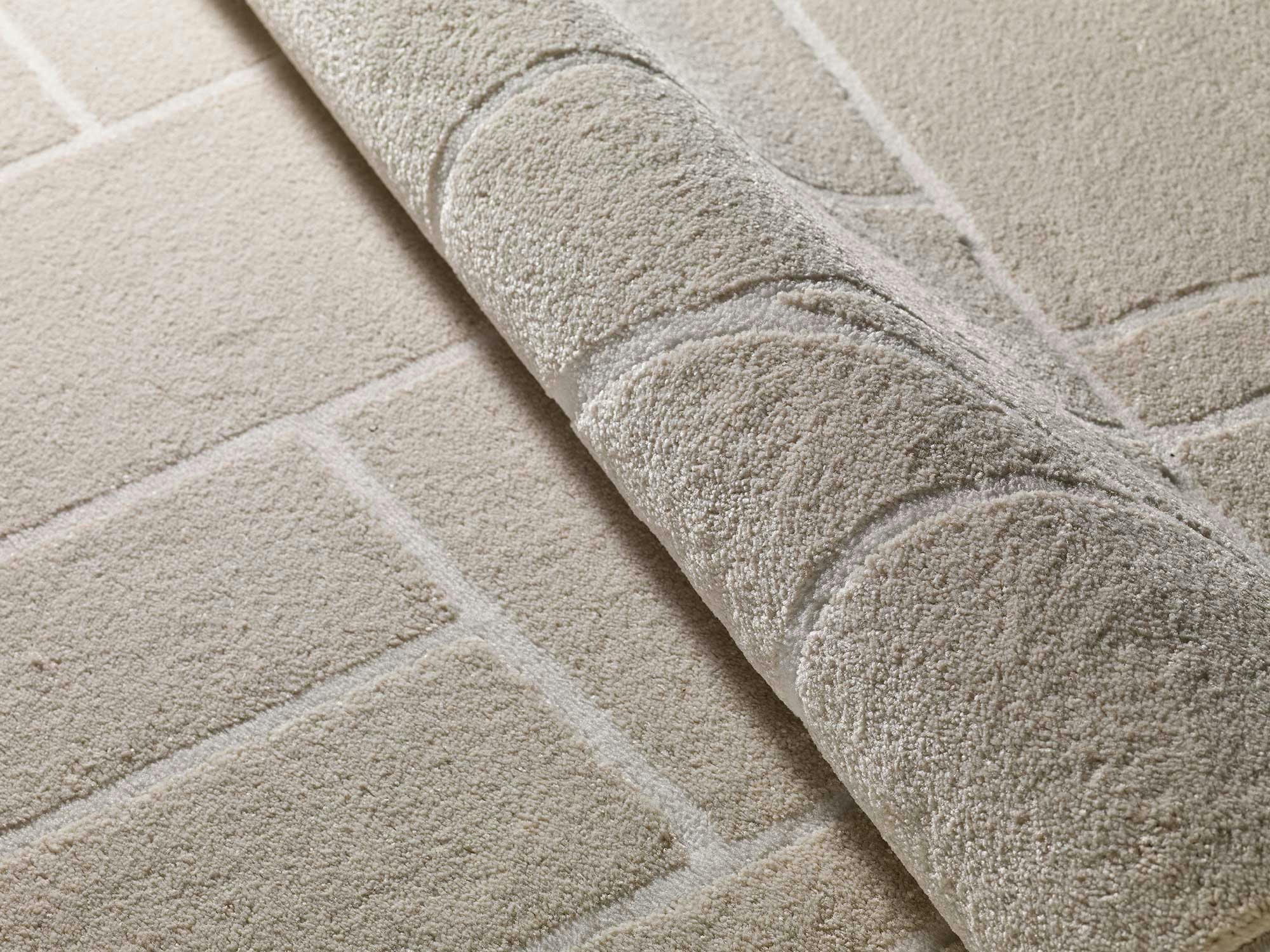 HL-ETHNIC - Tapis de style ethnique en relief crème, 160X230 cm