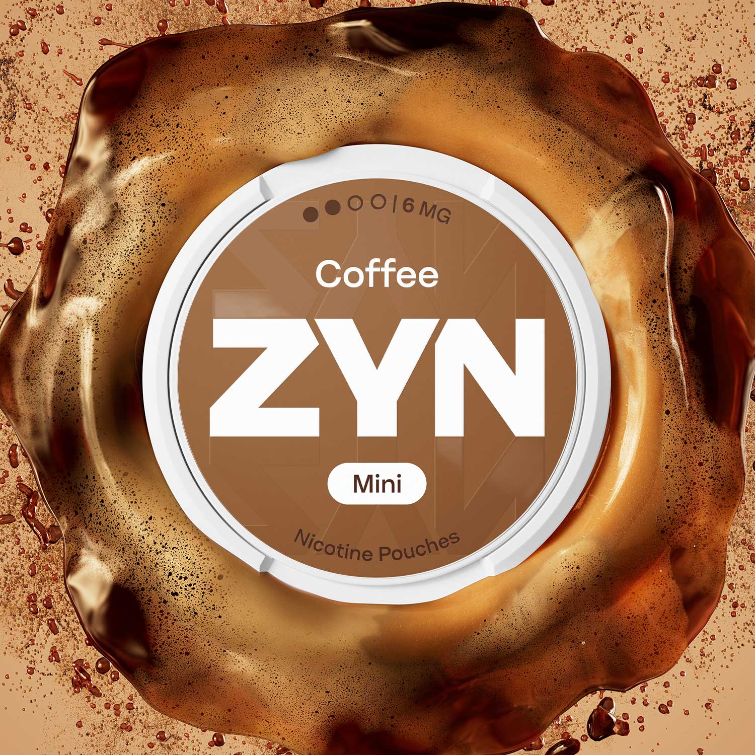 Zyn Nicotine Pouch Coffee 6mg Strong MINI