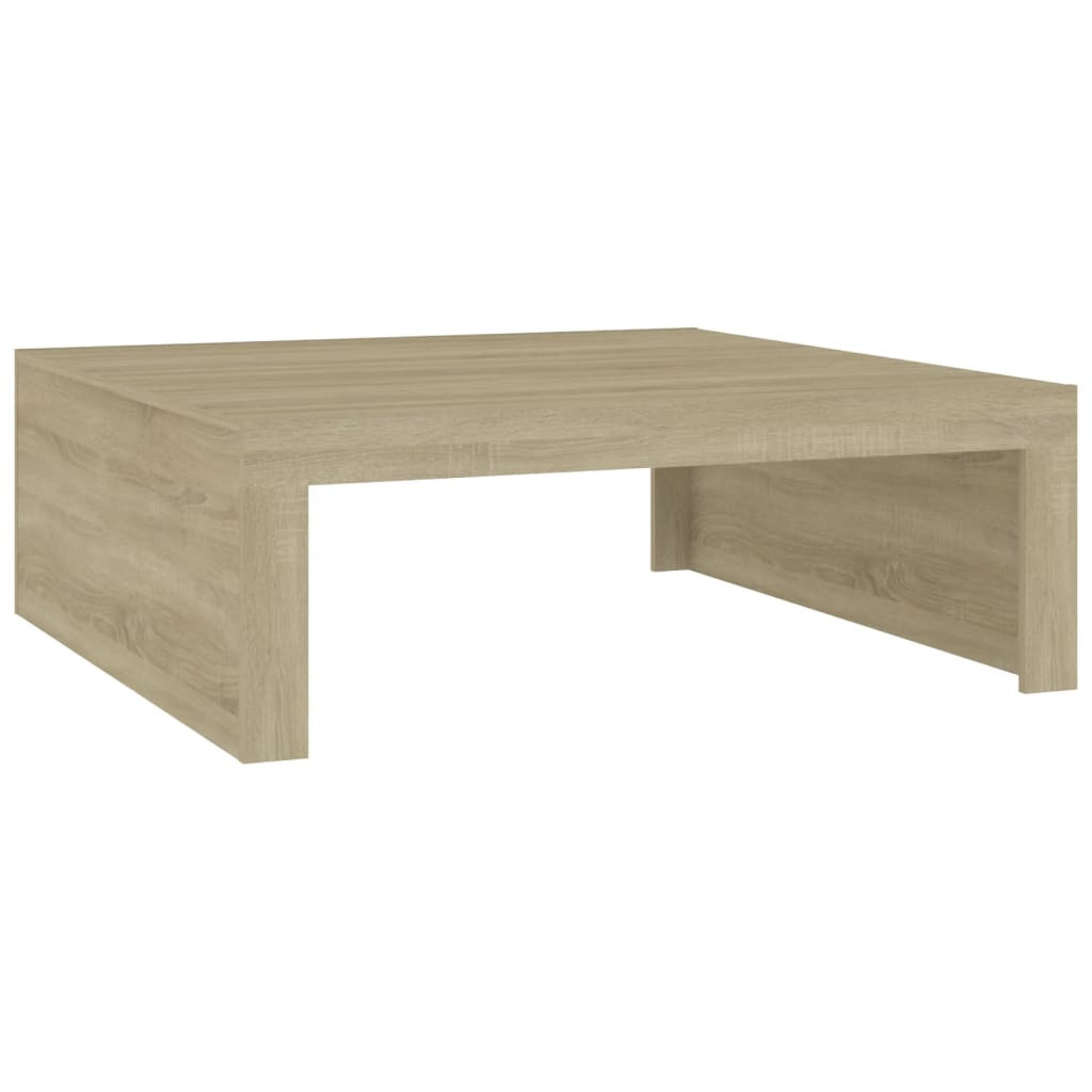 Stolik Kawowy Ława Stół Dąb Sonoma 100x100x35 Do Salonu Do Pokoju