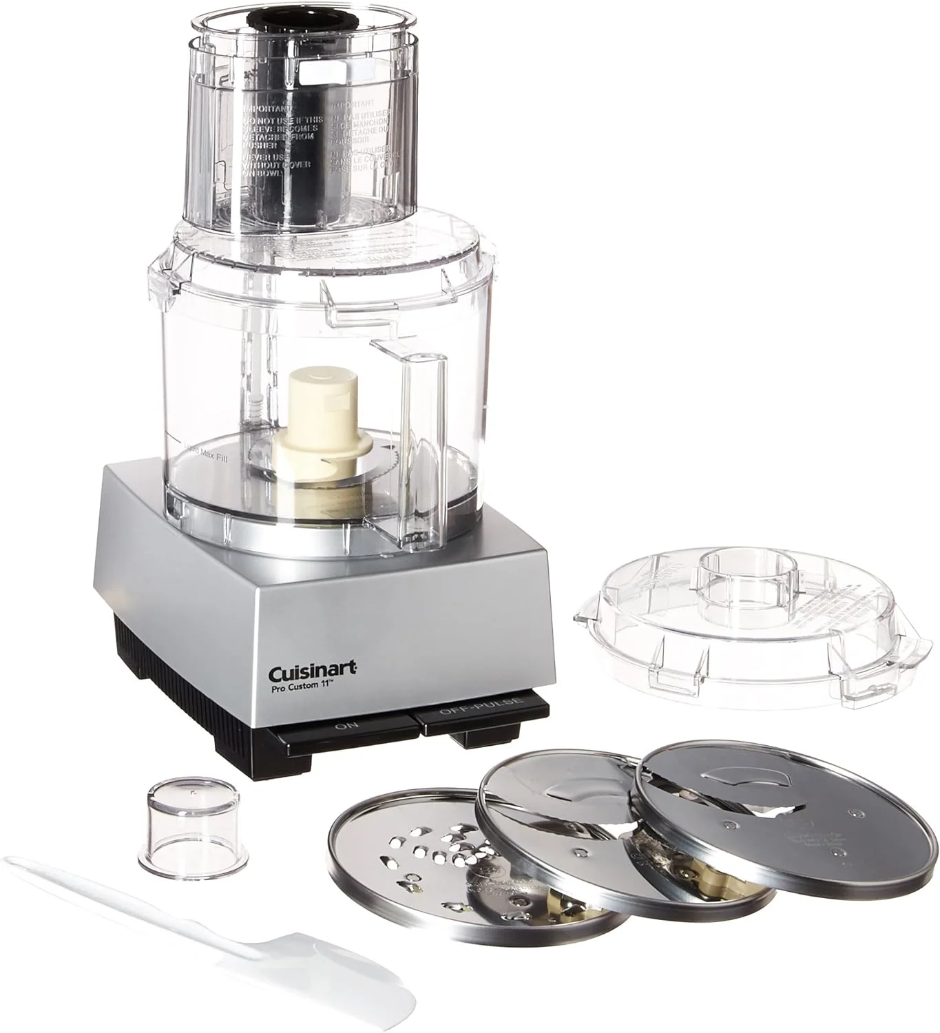 Food Processor, Pro Custom 11 Cup, Brushed Chrome