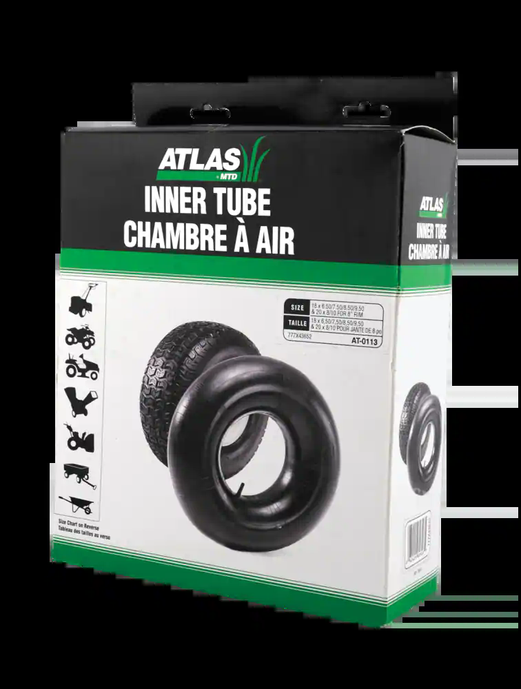 Atlas Lawn Tractor RePlacement Tire Inner Tube, 18 x 9.5 & 20 x 8-in