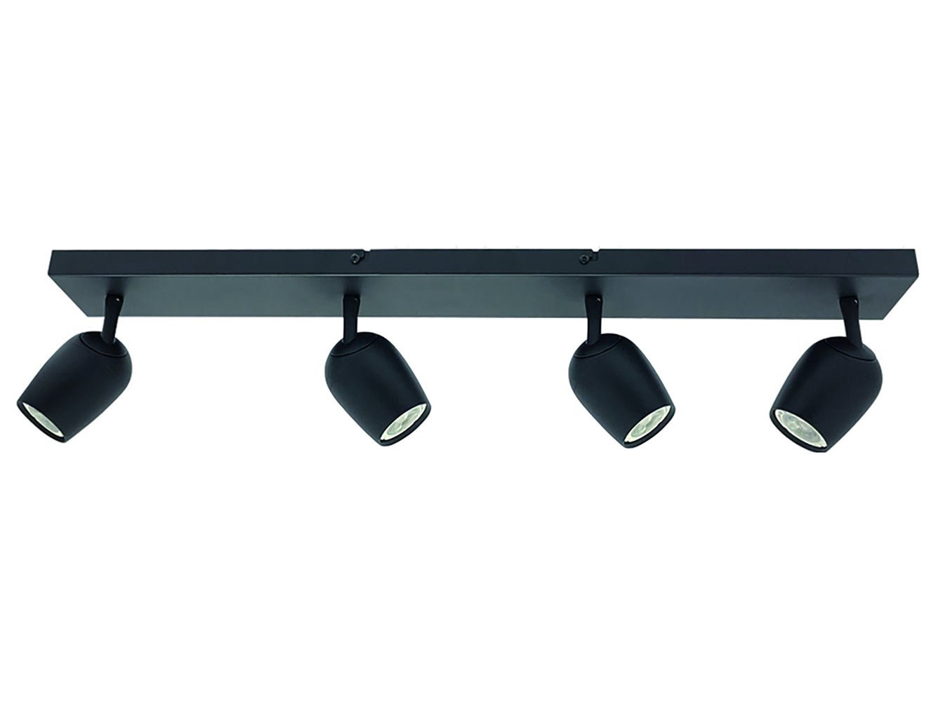 Freelight spot Trova - 4 lichts - 75 x 16  cm - zwart