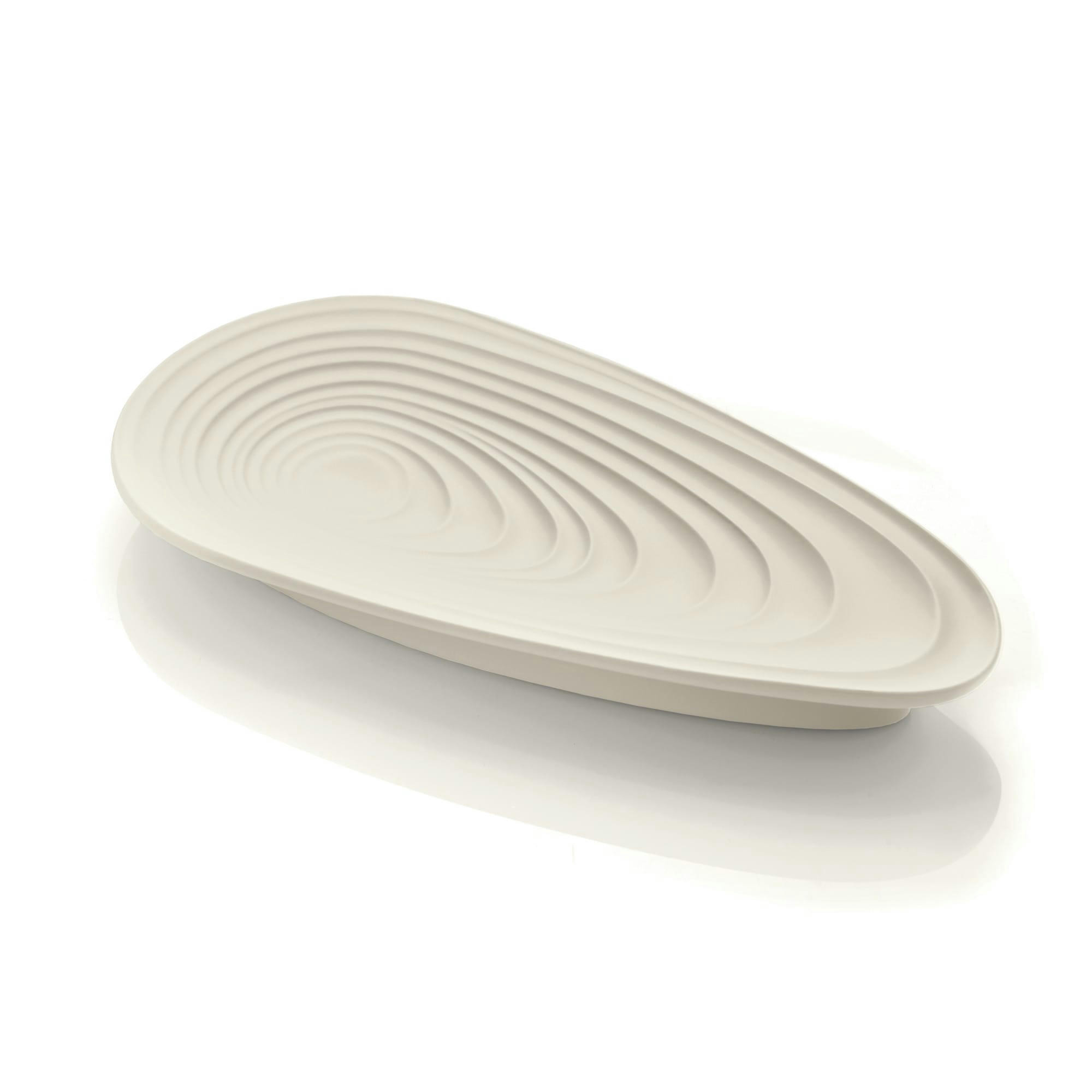 ECO-KITCHEN - Repose-cuillère en plastique recyclé blanc 25 cm