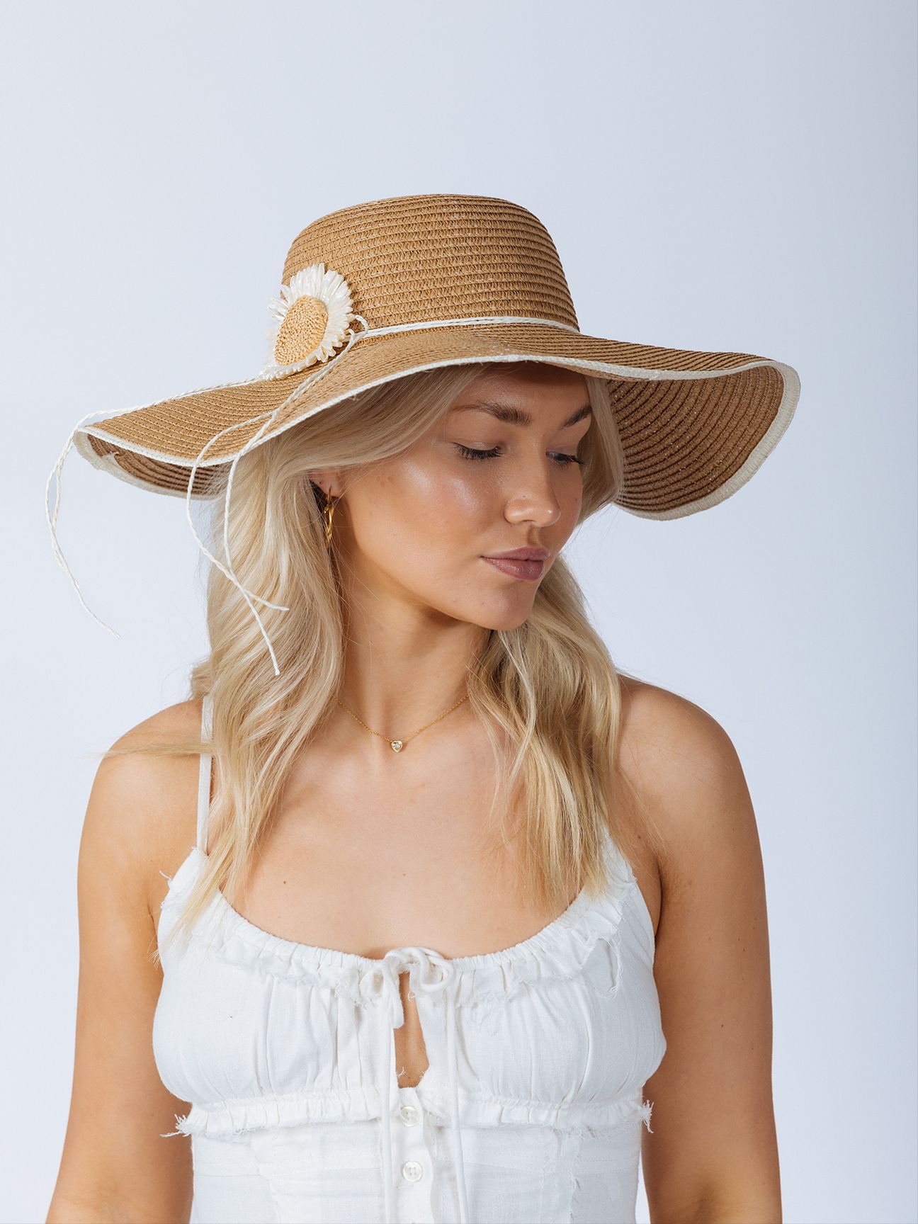 SVNX Sunflower Straw Sun Hat