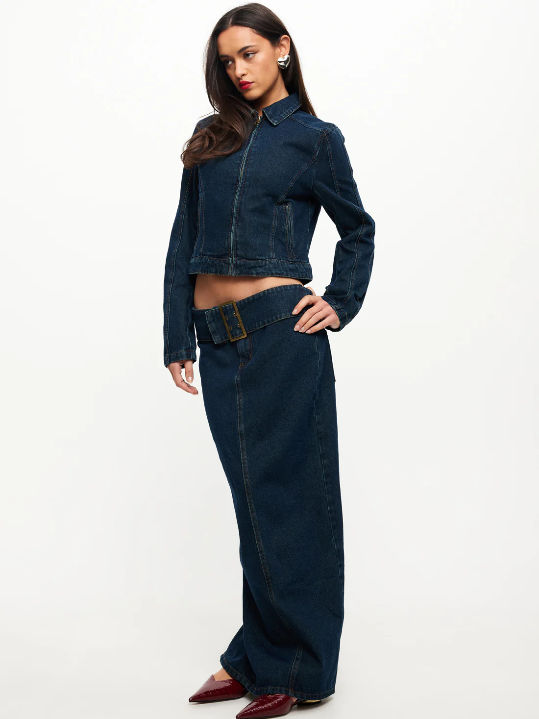 Uma Denim Midi