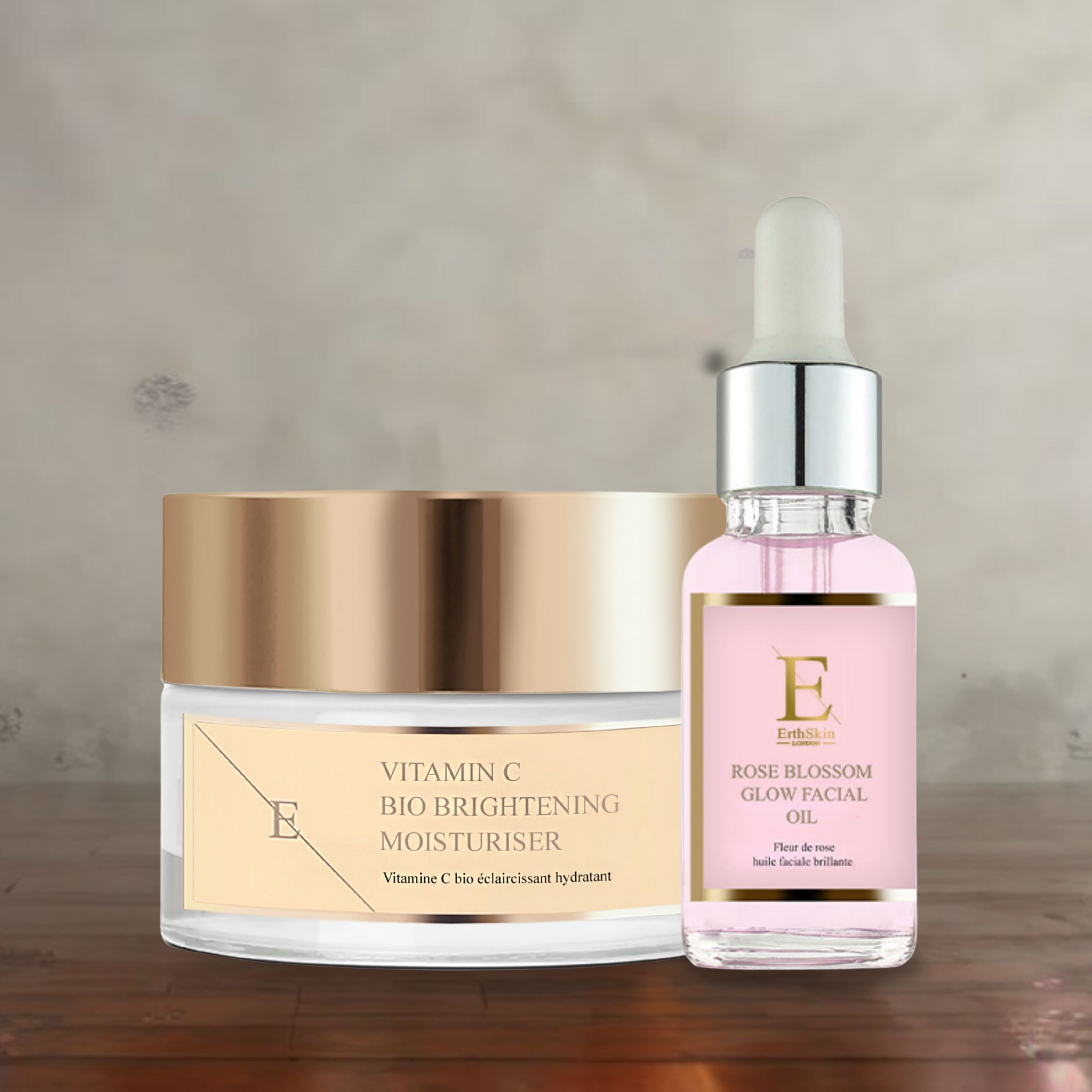Erth Skin London Brighten & Glow Skincare Duo