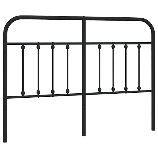 NNEVL Metal Headboard Black 152 cm