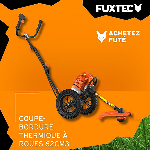 Coupe bordure thermique à roues - FUXTEC FX-FSR162 - 62cm3 3,5CV